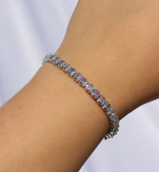 Bonded CZ tennis bracelet