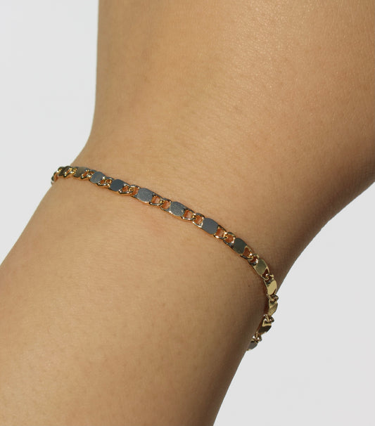 Linked Gold filled bracelet