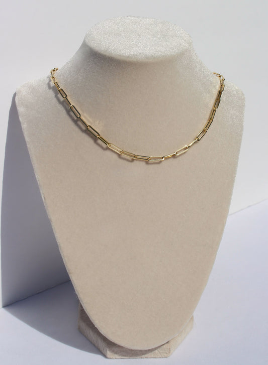 Paper Clip Chain Necklace